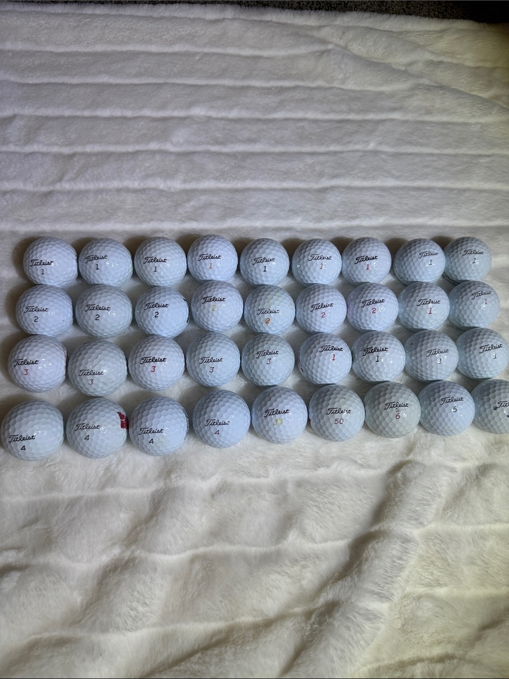 (36) Titleist – Hand Cleaned – Mint Condition